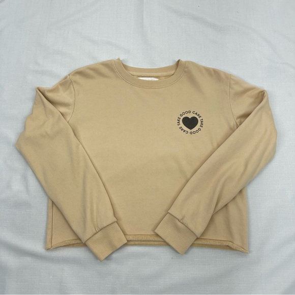 Spiritual Gangster Size Small Honey Take Good Care SG Vintage Terry Pullover - Picture 10 of 12